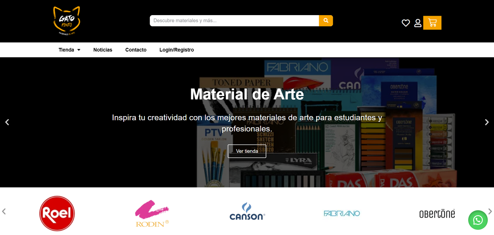 tienda de material de arte