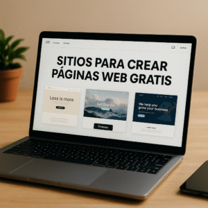 sitios para crear paginas web gratis